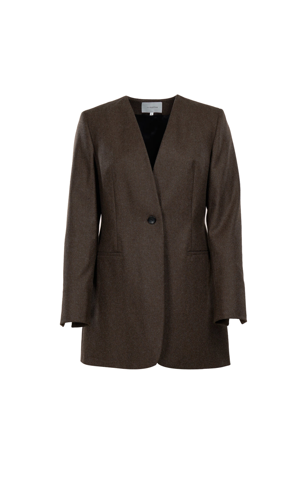 Karima blazer | Brown - Flannel wool