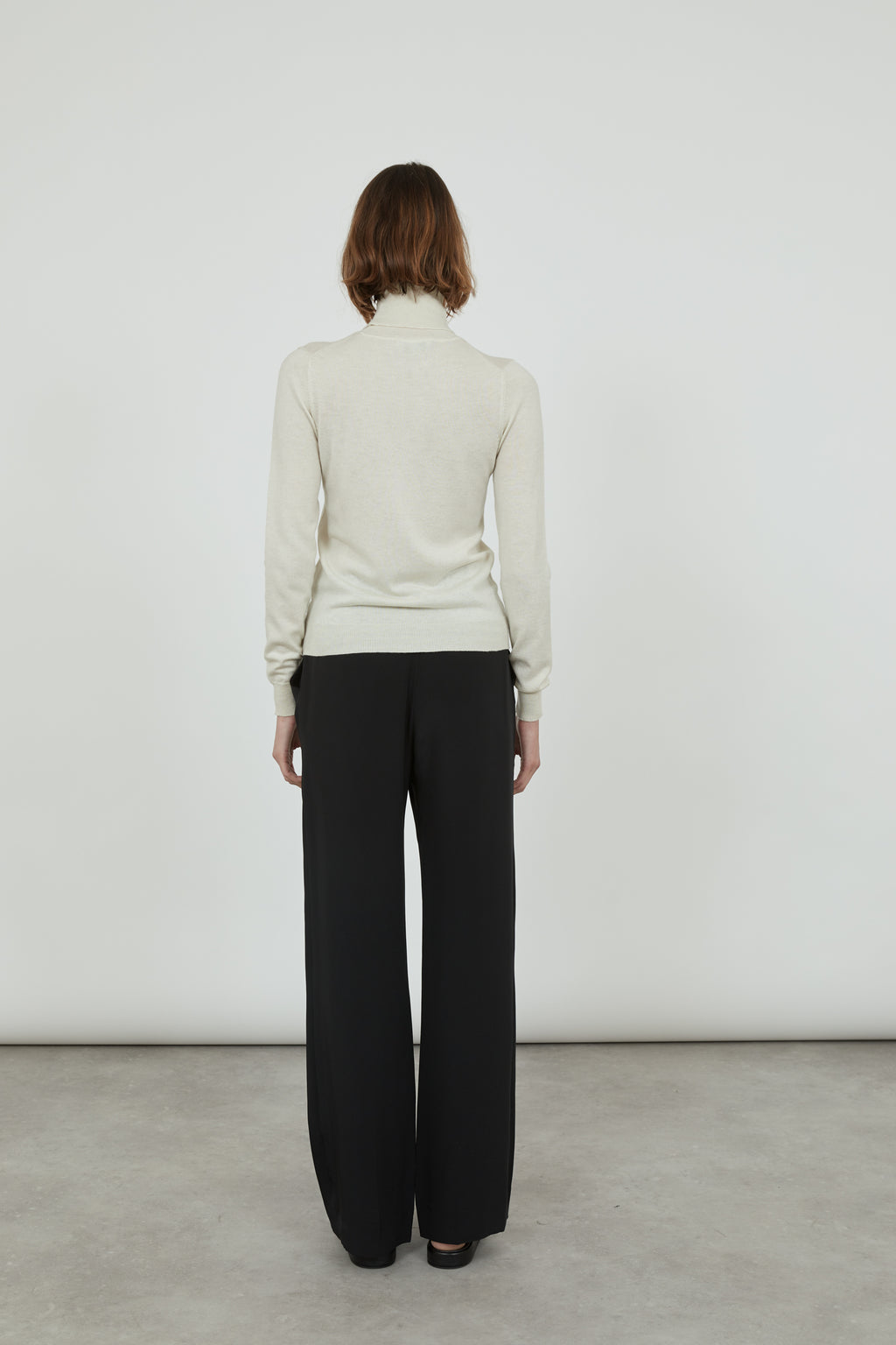 Frederica knitted top | Offwhite - Merino wool