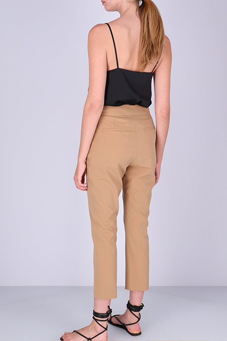 Mary trousers | Camel - Wool blend