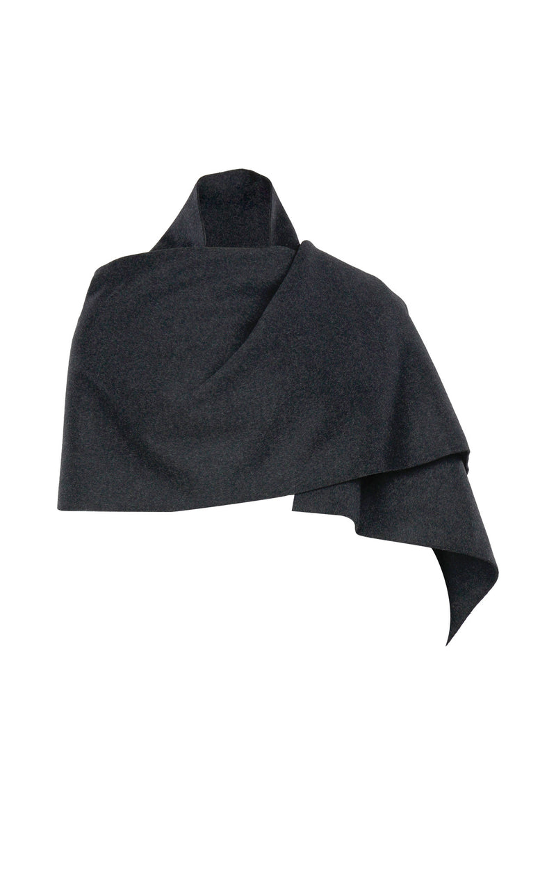 Macha scarf | Dark grey - Cashmere wool