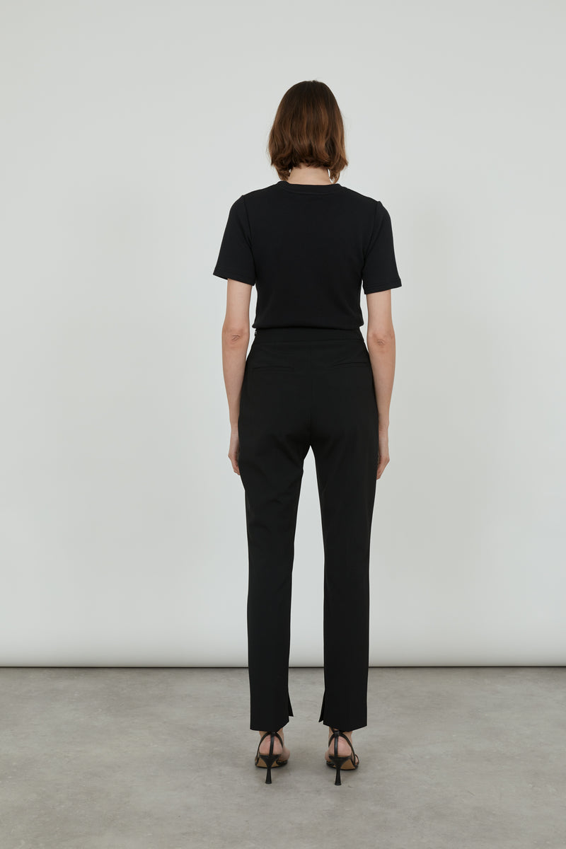 Ulla Trousers | Black - Virgin wool