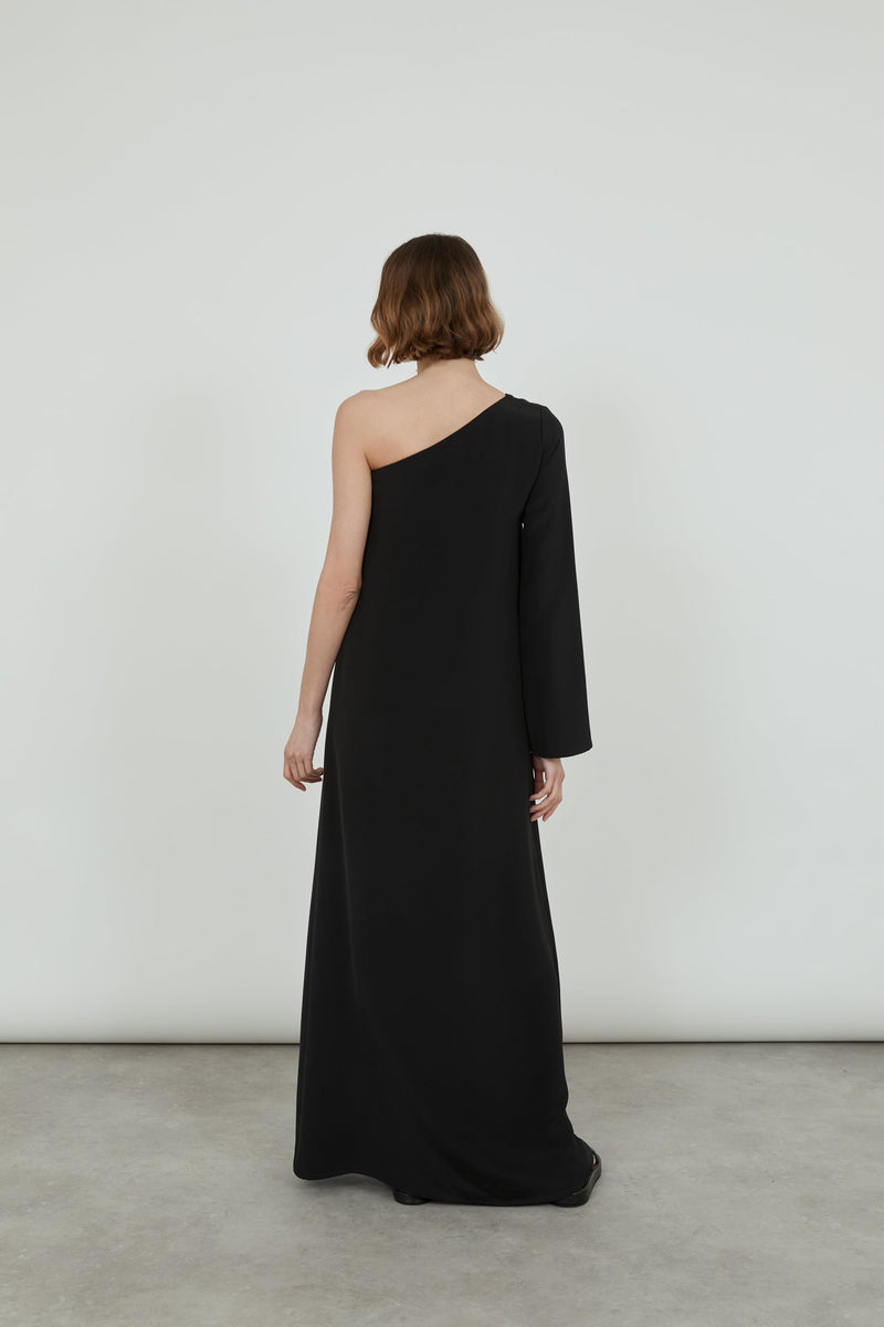 Aasta dress | Black - Crepe silk
