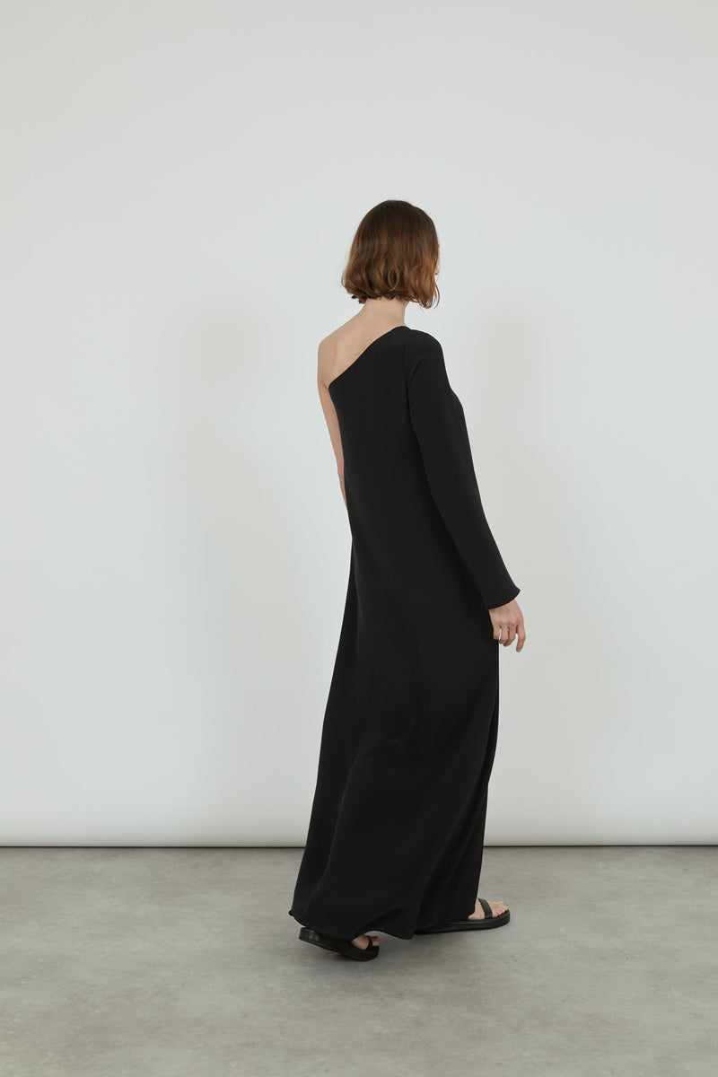 Aasta dress | Black - Crepe silk