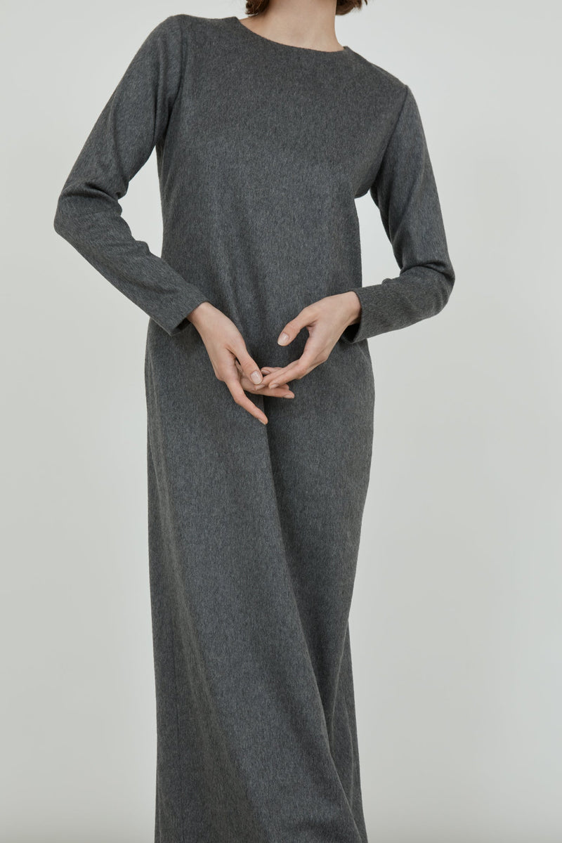 Abelun dress - Grey Melange