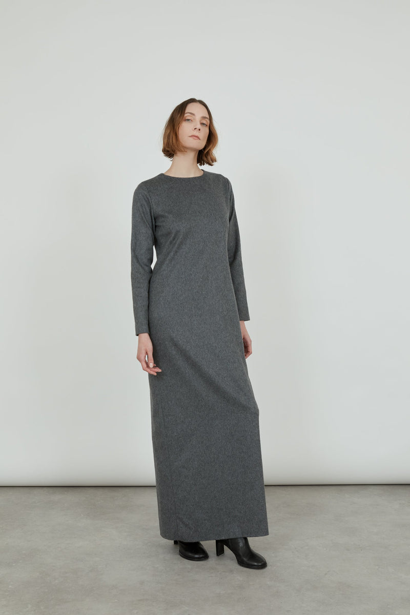 Abelun dress - Grey Melange