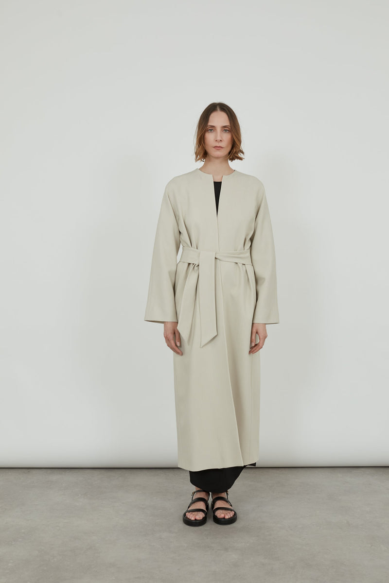Dana coat | Beige - Wool blend
