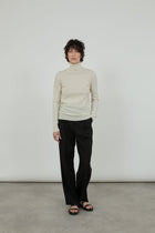 Frederica knitted top | Off White - Cashmere wool